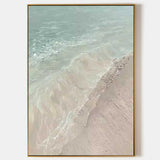 Beach Acrylic Painting On Canvas Beach Wall Art For Bathroom Contemporary Beach Art