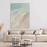 Beach Acrylic Painting On Canvas Beach Wall Art For Bathroom Contemporary Beach Art