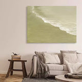 Modern Beach Art Large Acrylic Impressionist Seascape Paintings Framed Beach Wall Art