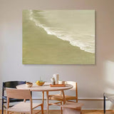Modern Beach Art Large Acrylic Impressionist Seascape Paintings Framed Beach Wall Art